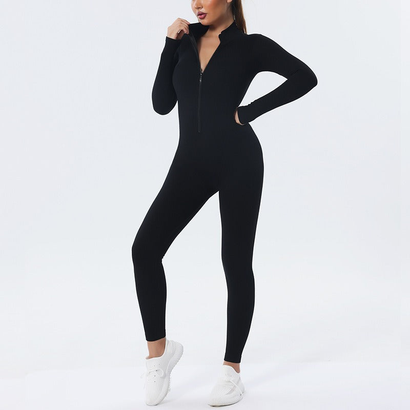 Quick Dry Seamless Yoga Clothes Sports Suit Female Dance Yoga Fitness Clothing Tight One-Piece Fitness Yoga Pants