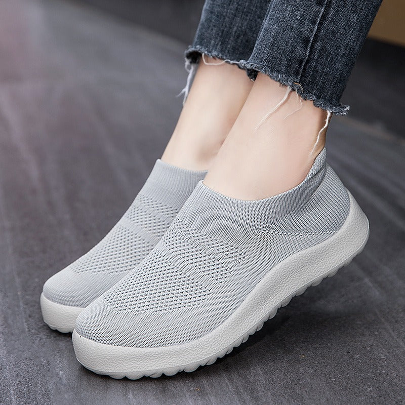 Men's and women's shoes Breathable new soft sole mesh sports casual shoes running shoes 35-46