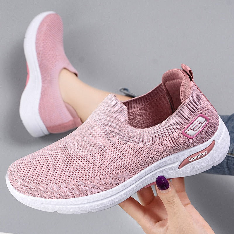 Women's shoes casual walking soft soled mother's shoes Tiktok fashion breathable sports shoes women