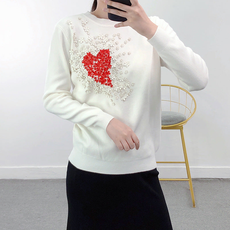 Sweet Knitting Sweater Warm Casual Tops