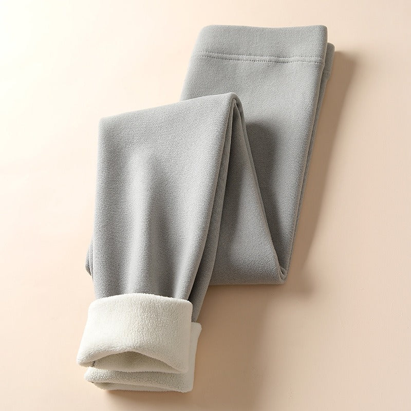 Women's Winter Lamb Fleece Thickened Warm Pants