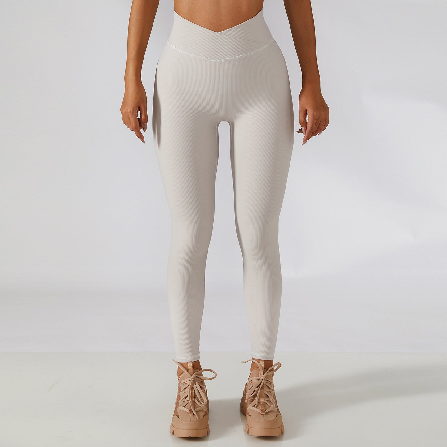 New High Waist Hip Lifting Nude Yoga Pants For Women Without T-Line Fast Dry Tight Running Sports Peach Fitness Pants - Mammalook