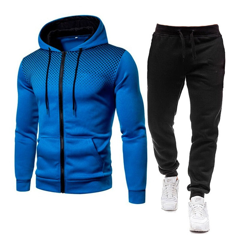 New Style Sweater Trousers For Men's Sports Fitness Wear Autumn And Winter Men's Suit - Mammalook