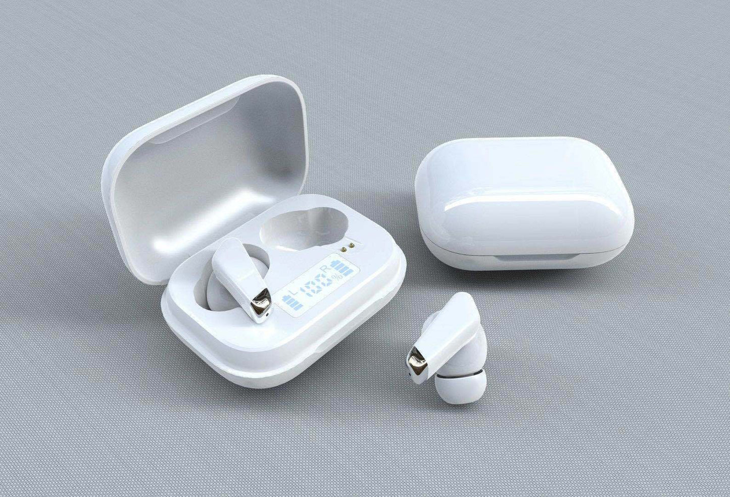 Bluetooth Headset TWS Wireless Headset 5.0 Half-In-Ear J70 Touch Wireless Sports Headset