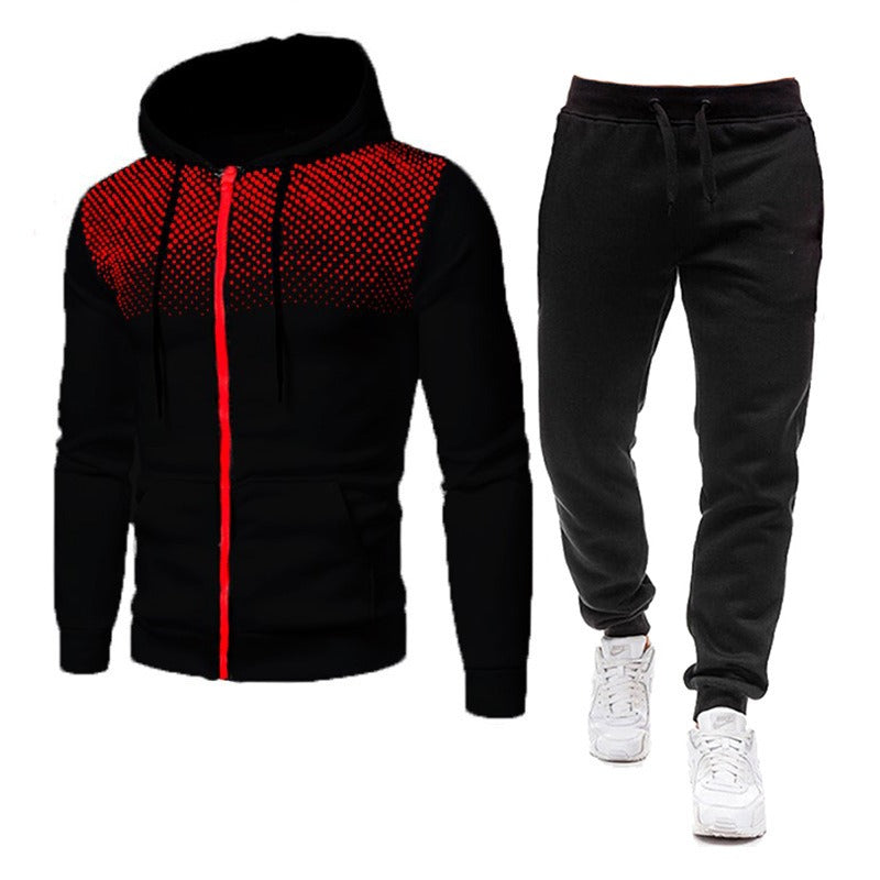 New Style Sweater Trousers For Men's Sports Fitness Wear Autumn And Winter Men's Suit - Mammalook