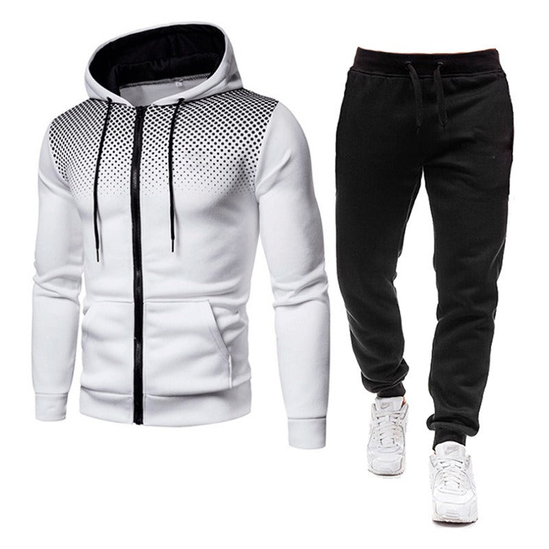 New Style Sweater Trousers For Men's Sports Fitness Wear Autumn And Winter Men's Suit - Mammalook