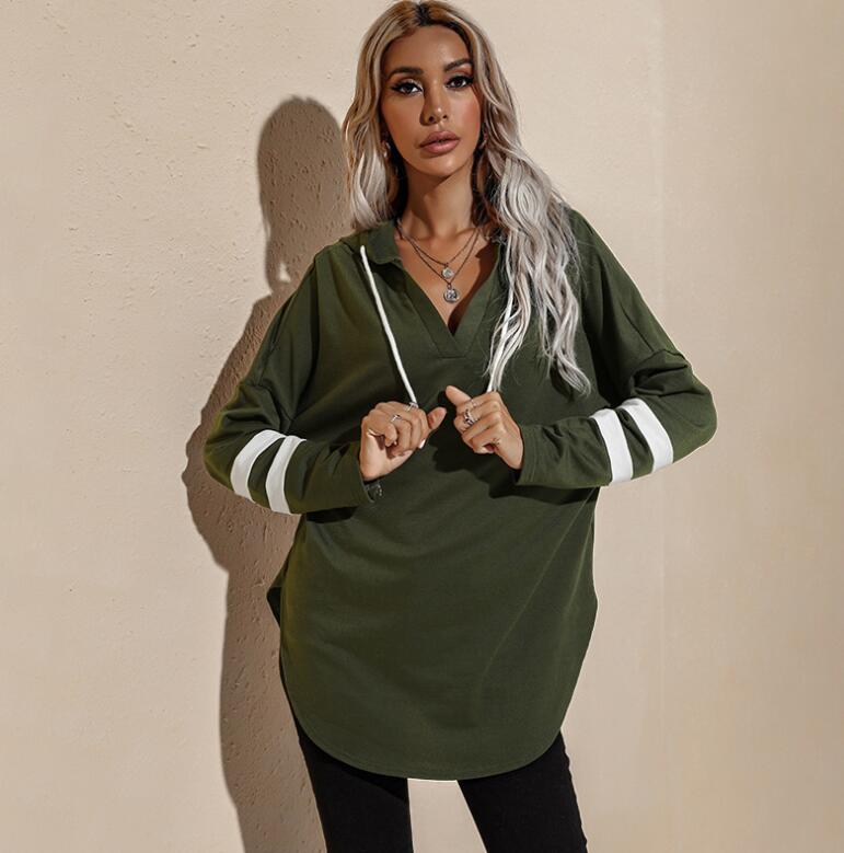 Damen Westen mit Kapuze Pullover Damen Frühling und Herbst Neue dünne lose Top Mantel