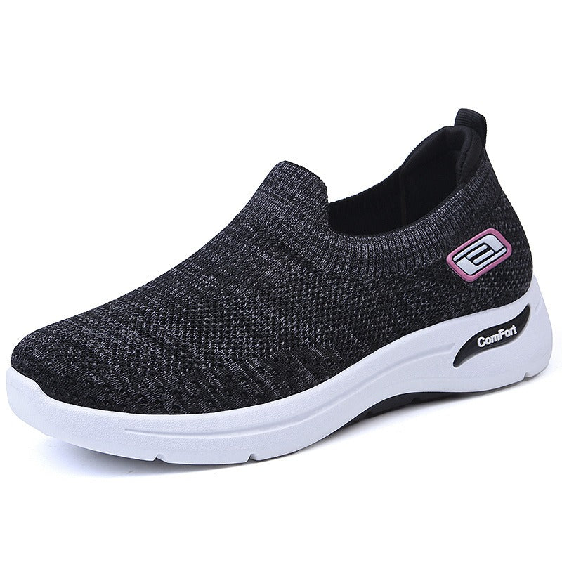 Women's shoes casual walking soft soled mother's shoes Tiktok fashion breathable sports shoes women