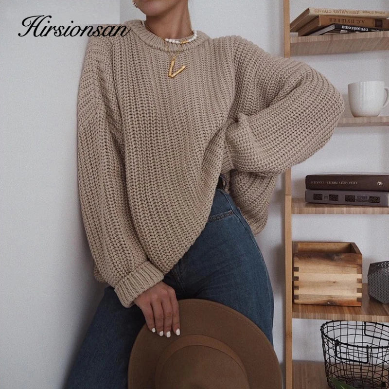 Loose Autumn Sweater Women New Oversized Warm Female Pullovers