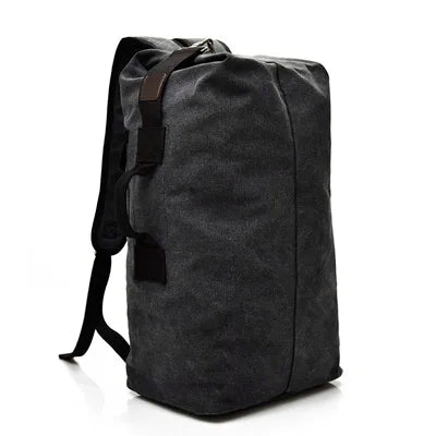 Man Travel Backpack Large Capacity Mountaineering Hand Bag High Quality Canvas Bucket Shoulder Bags Men Backpacks - Mammalook