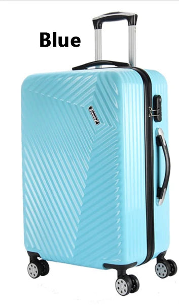 LeTrend Women Korea Rolling Luggage Spinner password Trolley Suitcase Wheels 20 inch Carry On Travel Bag Men Trunk - Mammalook