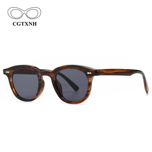 CGTXNH Fashion Round Sunglasses Men Popular Style Vintage Brand Design Sun Glasses Outdoors Driving Goggles Oculos De Sol