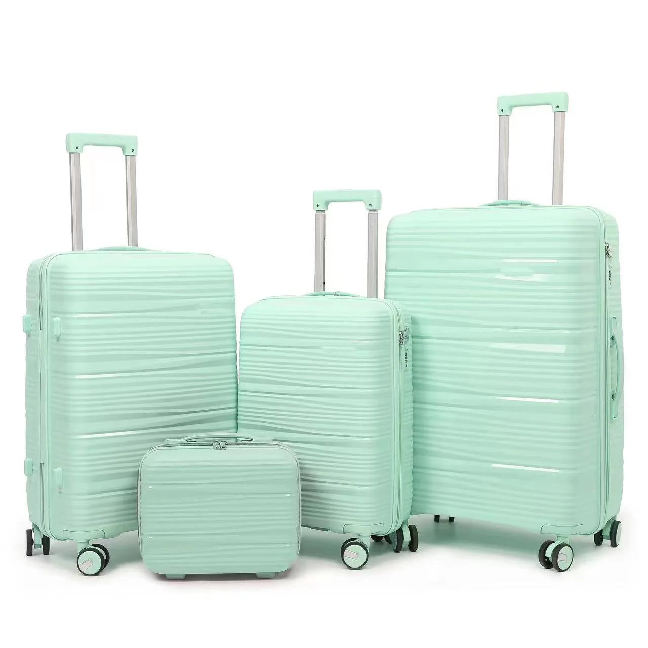 Luggage 4 piece Sets Suitcase Fashion Carry-on Travel Bags 13/20/24/28" inch Rolling Luggage Password Trolley Case Suitcases - Mammalook