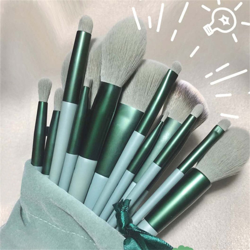 13Pcs Makeup Brushes Set Make Up