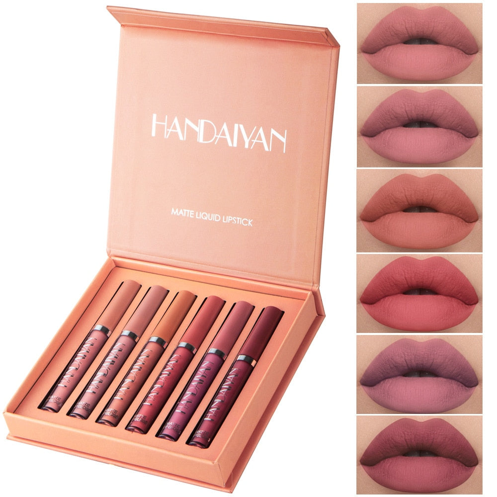 Kit 6 Batons Beauty Lip Handaiyan – 16H von Duração