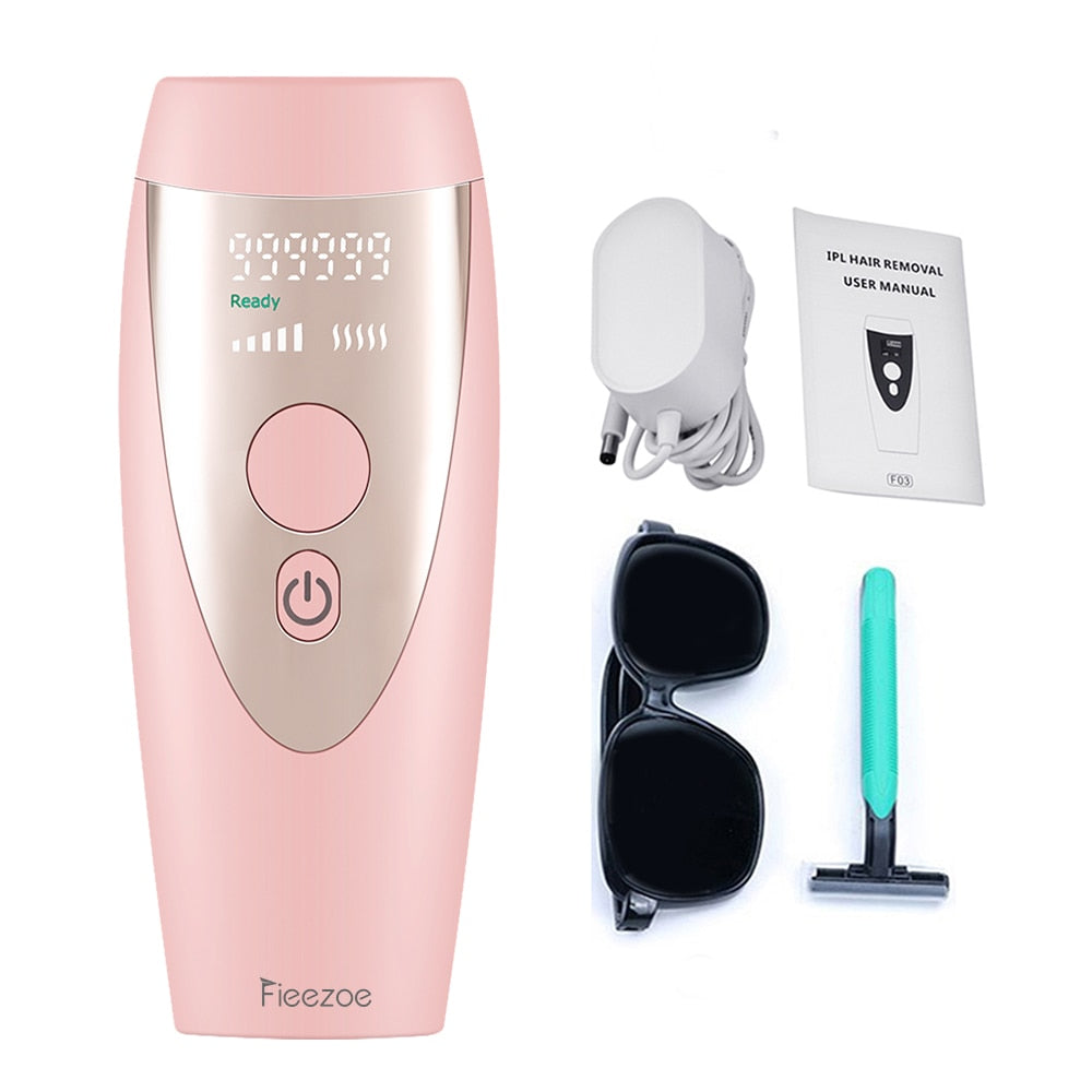 FIEEZOE IPL Laser Hair Removal Machine 999999 Flash Epilator For Women Permanent Photoepilator Painless Depiladora Facial