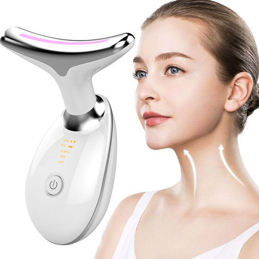 BioGlow Neck Face Skin Tightening & Anti-Aging Beauty Massager