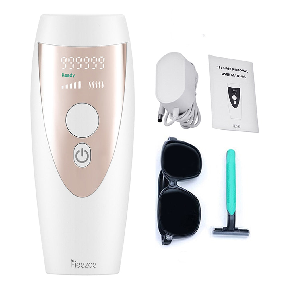 FIEEZOE IPL Laser Hair Removal Machine 999999 Flash Epilator For Women Permanent Photoepilator Painless Depiladora Facial