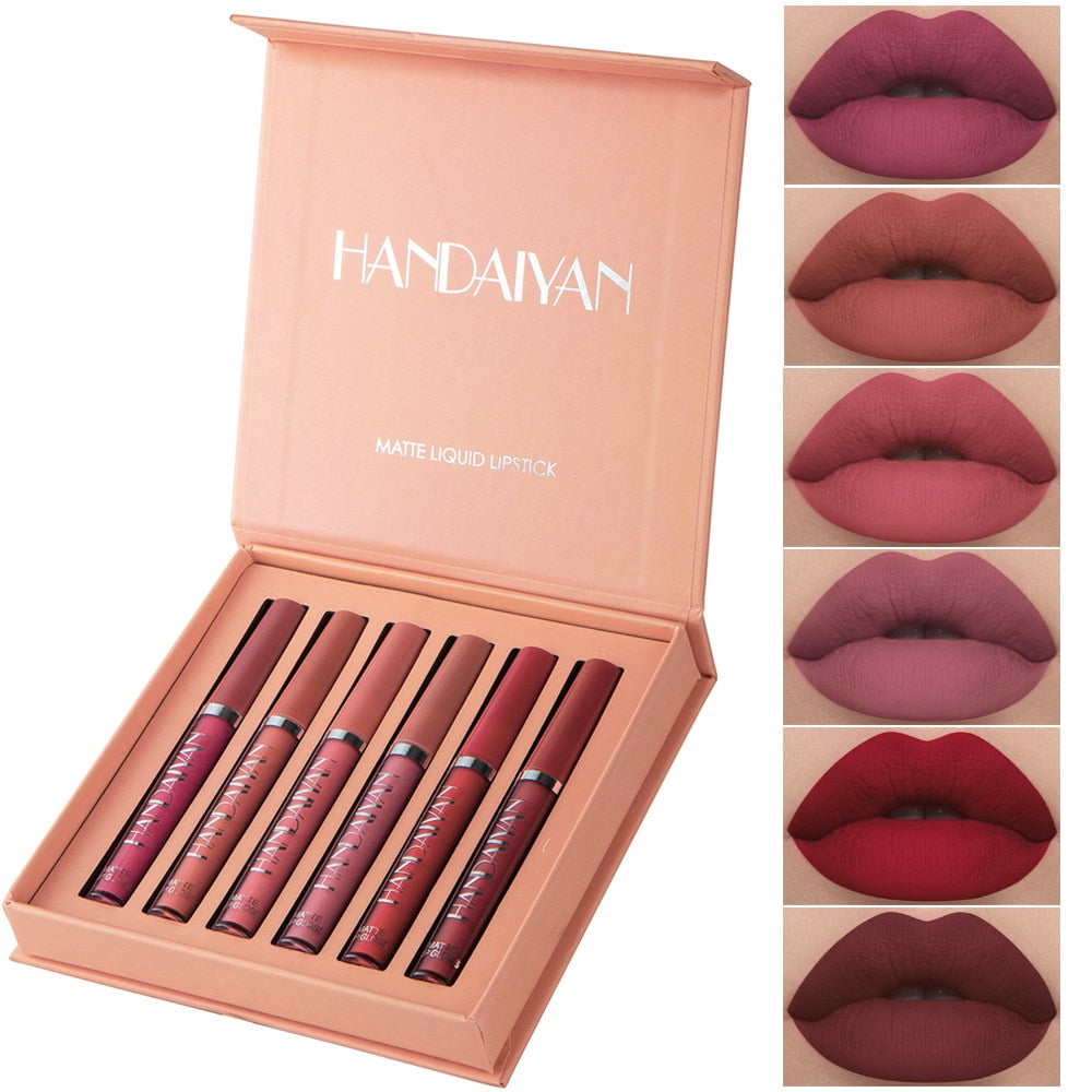 Kit 6 Batons Beauty Lip Handaiyan – 16H von Duração