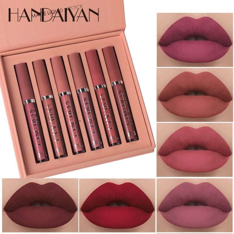 Kit 6 Batons Beauty Lip Handaiyan – 16H von Duração